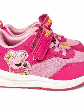 Peppa Pig Toddler Sneakers Size 8 Pink Light Up Shoes